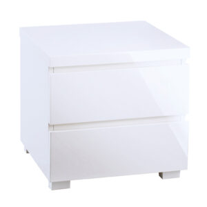 Amadeus 2 Drawer Bedside White